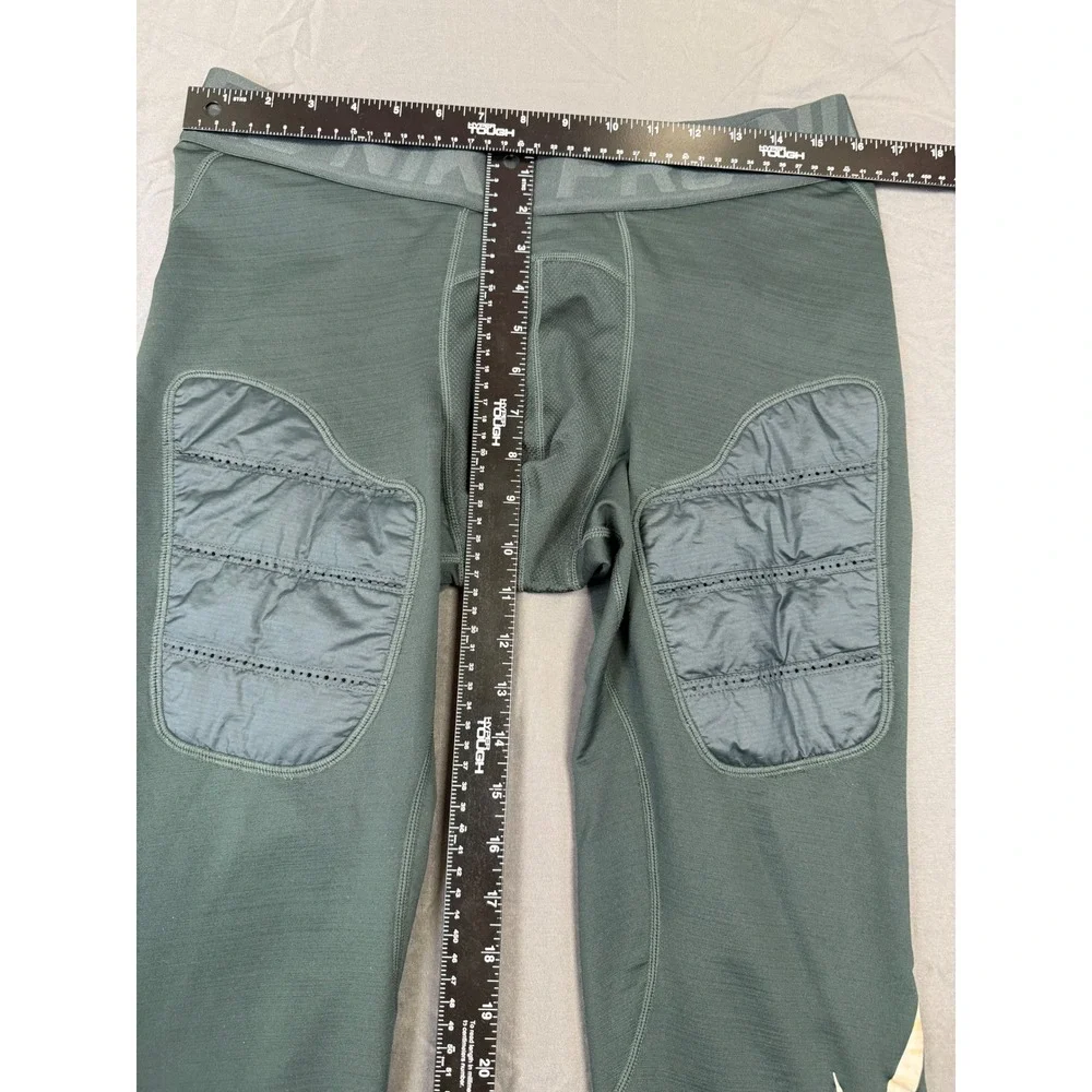 Nike Pro Hyperwarm Mens 2XL Compression Tights Insulated‎ Green 810383-364